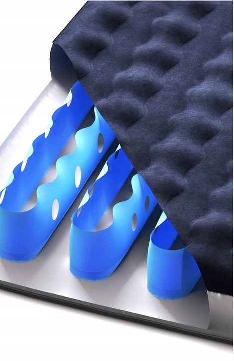 DMUCHANY MATERAC 200 x 100cm SAMOPOMPUJĄCY ZESTAW Z POMPKĄ