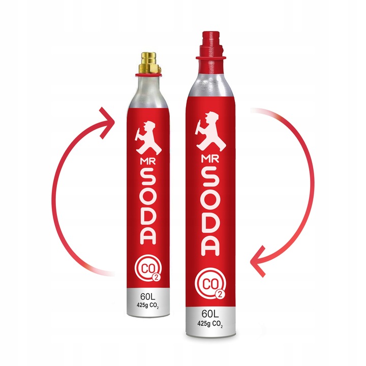 NAPEŁNIENIE 4X NABÓJ CO2 SPOŻYWCZY