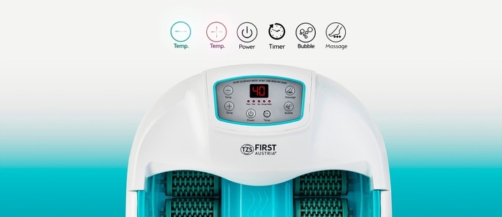 Masażer do stóp wodny AUTOMATYCZNE ROLKI WIBRACJE FIRST AUSTRIA