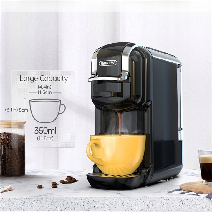 EKSPRES NA KAPSUŁKI 5W1 DO NESPRESSO DOLCE GUSTO TCHIBO CAFFISIMO ESE 19BAR