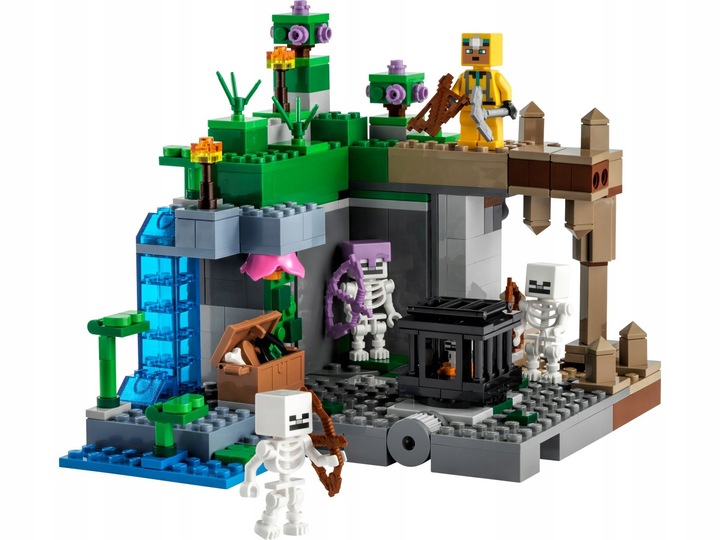 LEGO MINECRAFT Loch szkieletów 21189+Pustynna wyprawa Steva 21251 MAINCRAFT