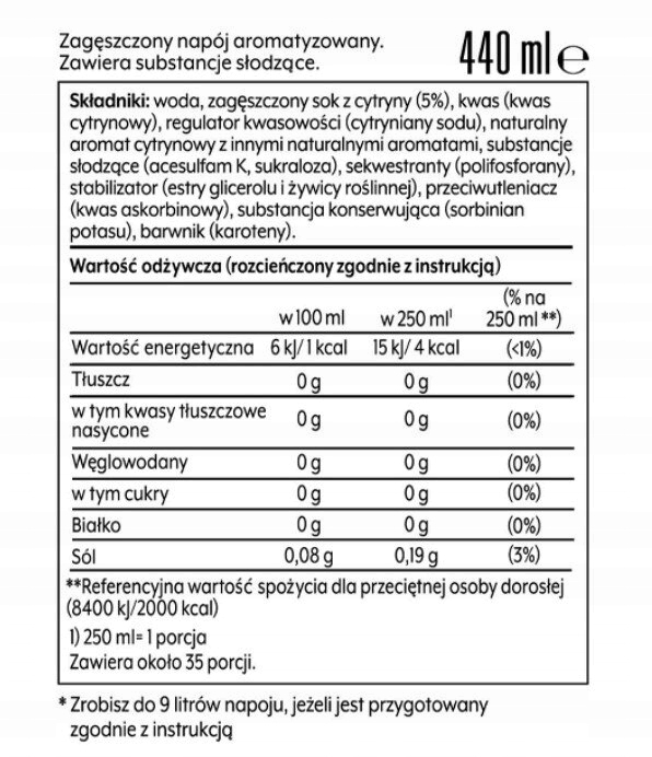 5 Szt. Zestaw Syropów Smakowych SodaStream Do Saturatora 4 Smaki Koncentrat