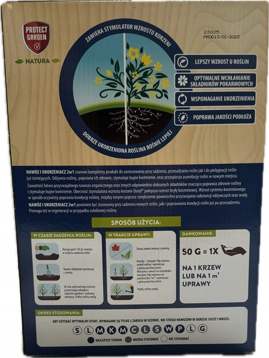 Nawóz + Ukorzeniacz 2w1 Do Wszystkich Rodzajów Roślin 1,5kg na 30 Krzewów!