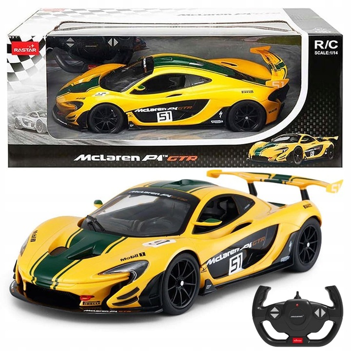 Duży Samochód Zdalnie Sterowany McLaren V-249 GTR 1:14 Rastar 75000