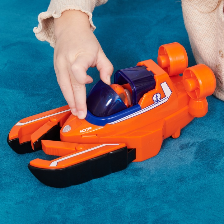PSI PATROL AQUA PUPS ZESTAW POJAZD Z FIGURKĄ ZUMA