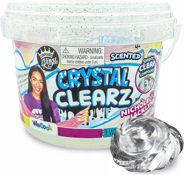 WECOOL CRYSTAL CLEARZ przezroczysty pachnący slime wysoka jakość aż 1,2 kg