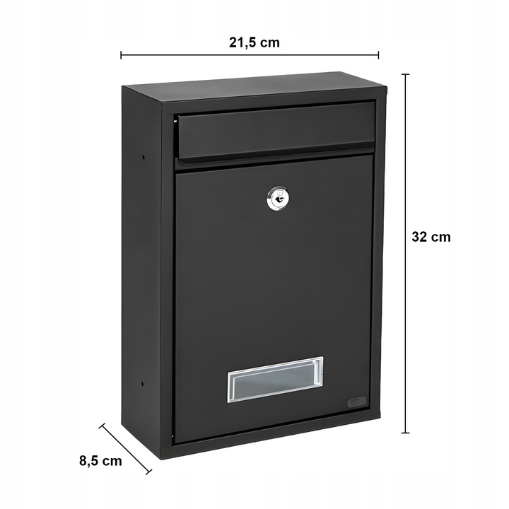 Skrzynka na Listy Pocztowa Pocztę Gazetę Tuba WIZJER Nowoczesna do Domu XL