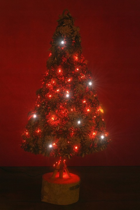 Lampki Choinkowe LED 1000 Czerwone Flash 72m IP44 Zewnętrzne Wewnętrzne