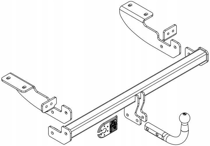 Hak holowniczy+WIAZKA 7pin PEUGEOT 307 htb 2001->