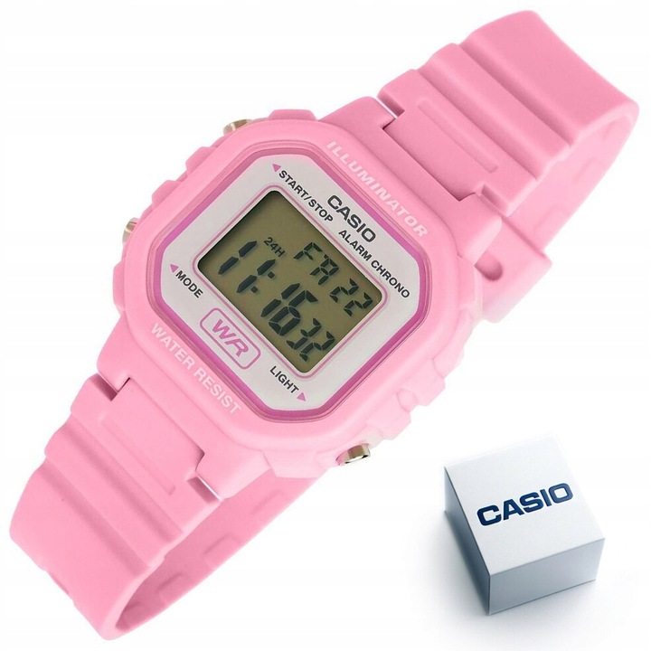 ZEGAREK DZIECIĘCY CASIO dla dziewczynki PREZENT NA KOMUNIĘ +BOX +TOREBKA
