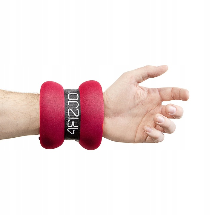 Obciążniki do ćwiczeń na kostki i nagdarstki 2 szt po 1 kg zapinane na rzep