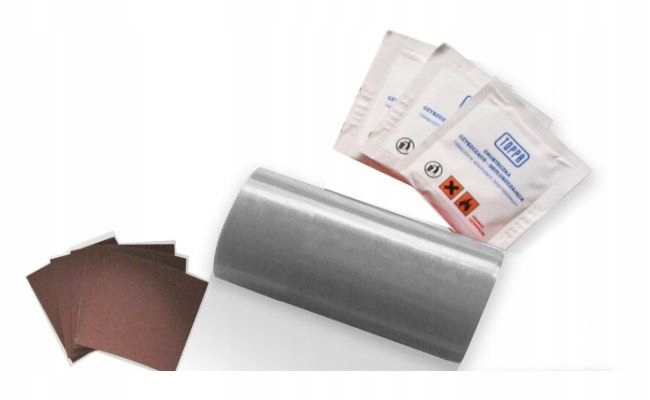 Zestaw Naprawczy Plandek SZARY 220x10 cm Na Zimno