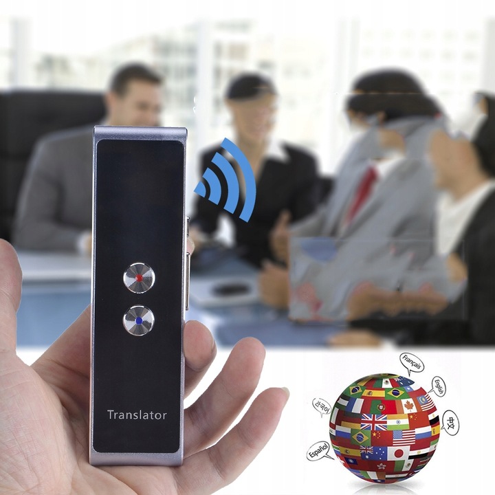 ELEKTRONICZNY TŁUMACZ PRZENOŚNY TRANSLATOR MOWY NATYCHMIASTOWY