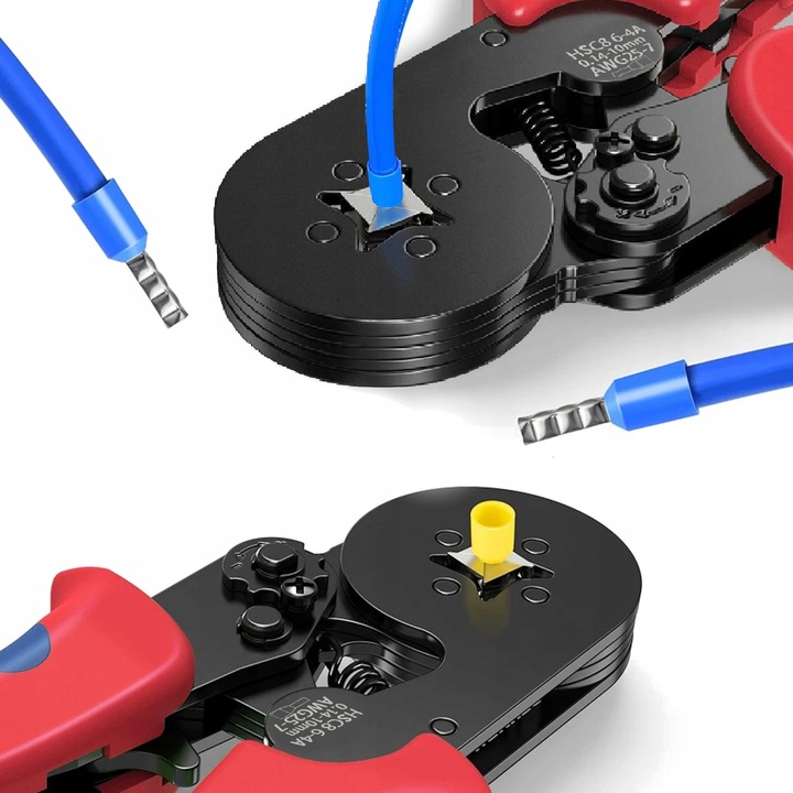 ZACISKARKA PRASKA do tulejek kablowych kabli konektorów +500 SZT AKCESORIÓW