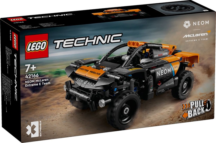 LEGO TECHNIC 42166 MONSTER TRUCK NEOM McLaren Extreme - NAPĘD Pull & Back