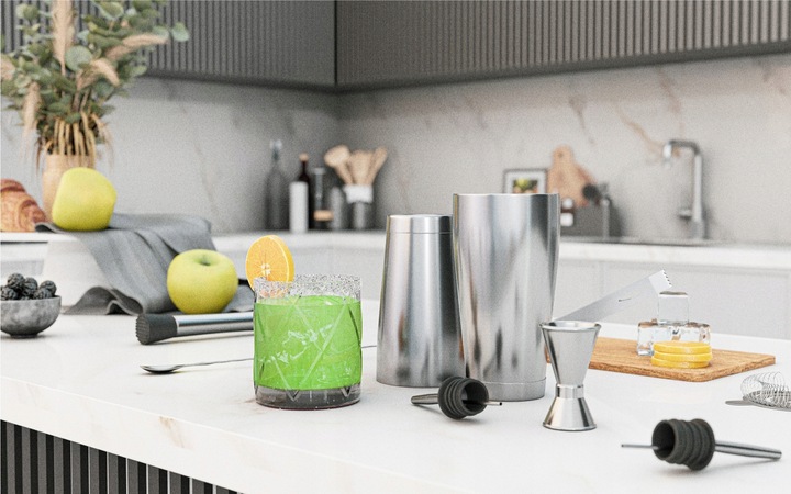 Zestaw barmański do drinków SHAKER Mark Adler Shake 3.0 STAL NIERDZEWNA