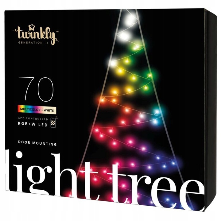 Twinkly smart choinka Light tree dekoracja 2D 70 Diod LED RGB 2m V1006