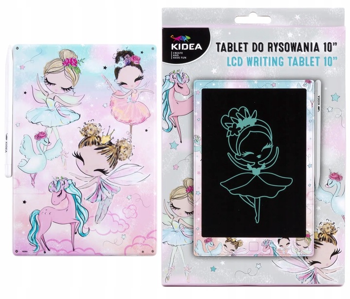 Tablet znikopis do rysowania 10 Baletnica Kidea
