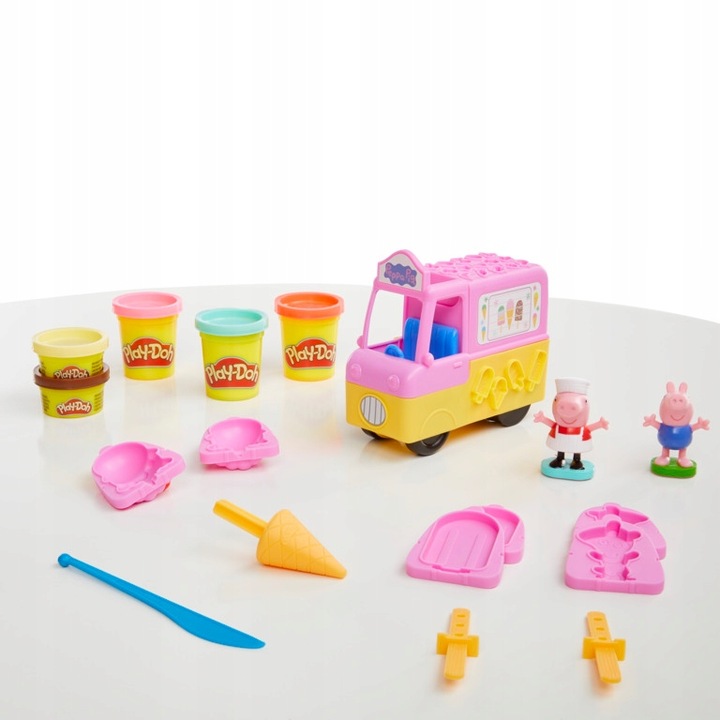 Play-Doh Świnka Peppa Samochód z lodami Hasbro F3597