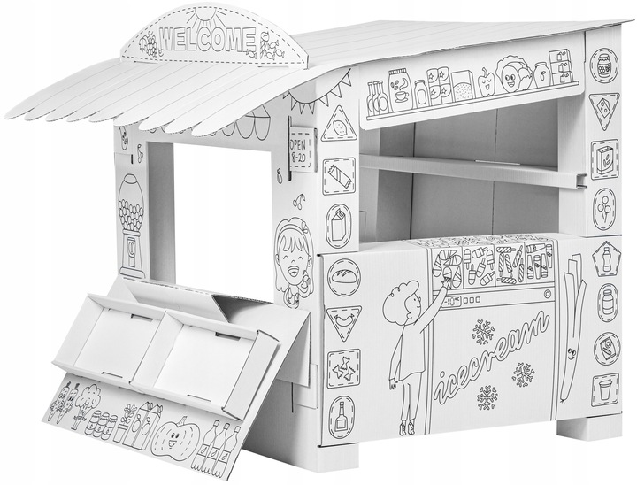 TEKTORADO STRAGAN DO ZABAWY I KOLOROWANIA DLA DZIECI DOMEK