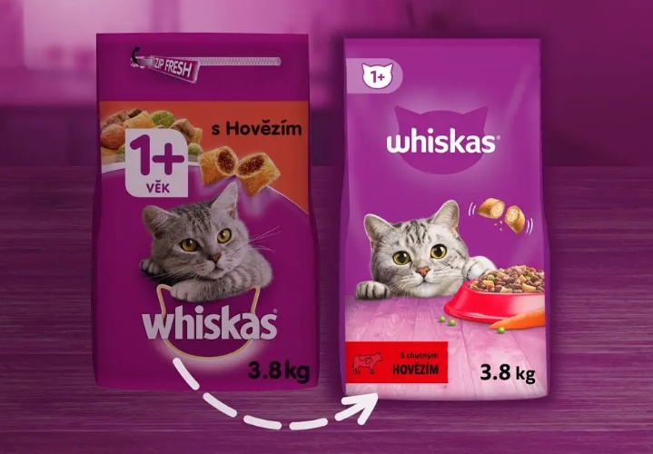 WHISKAS SUCHA KARMA DLA KOTÓW DOROSŁYCH WOŁOWINA 3,8 KG
