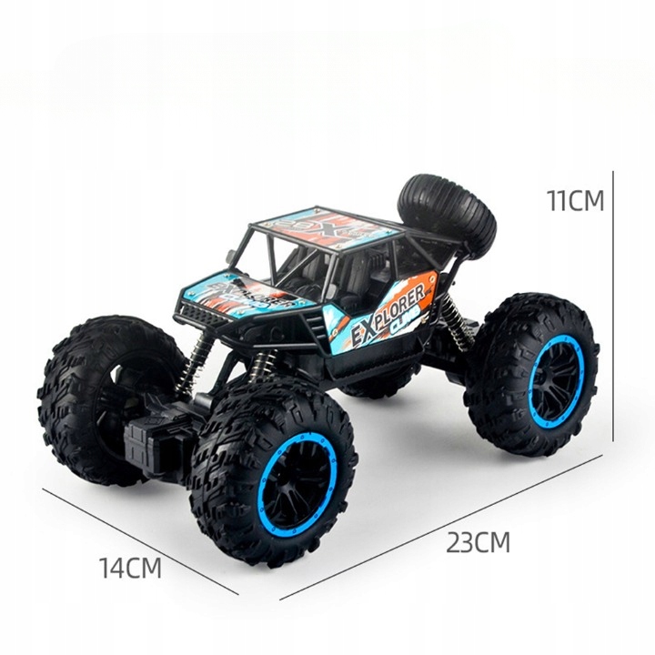 SAMOCHÓD ZDALNIE STEROWANY TERENOWY, AUTO NA PILOTA, DUŻY, AKU+EBOOK+GRATIS