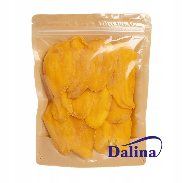Mango suszone PLASTRY tylko 3% cukru SOCZYSTE płatki 500g SŁODKA PRZEKĄSKA