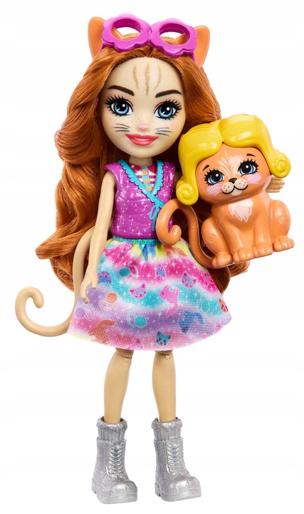 ENCHANTIMALS MOBILNE STUDIO MODY + LALKA KOTEK