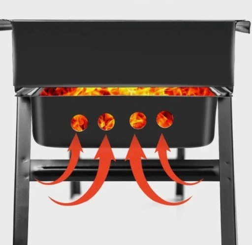 Grill węglowy BBQ 60 x 22 cm