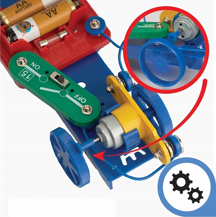 SEKRETY ELEKTRONIKI ZESTAW SAMOCHÓD + ŁÓDKA NAPĘD