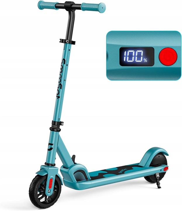 SmooSat E9 hulajnoga elektryczna dla dzieci, do 16 km/h od 8 lat niebieska