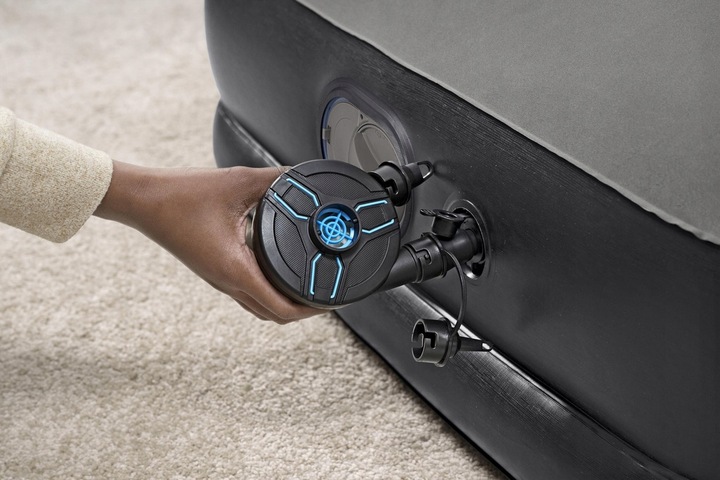 Materac 2os dmuchany Tritech Air wbudowana pompka USB Bestway 203x152x36cm