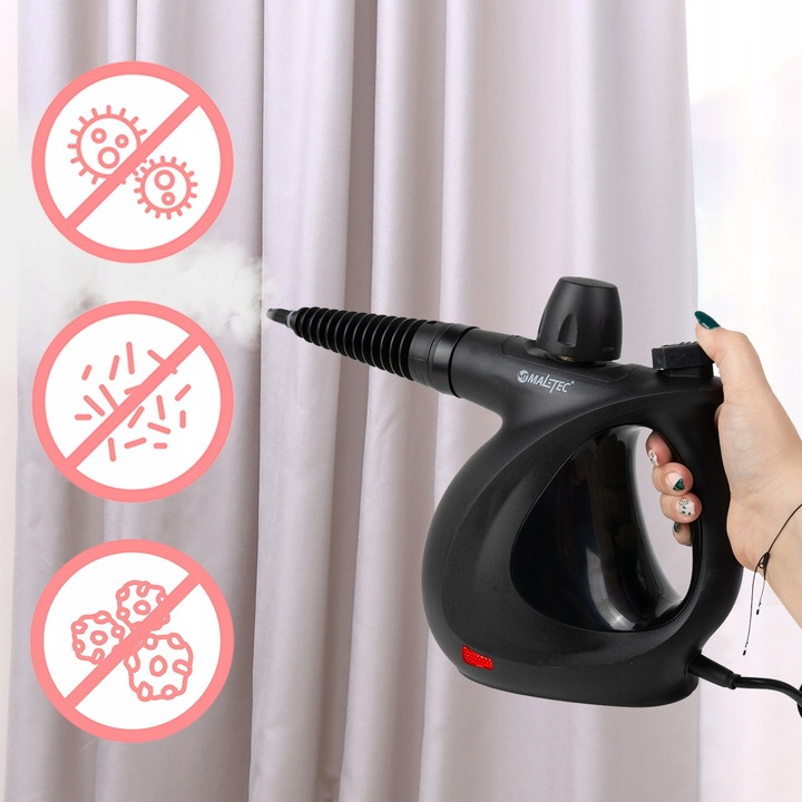 MYJKA PAROWA CZYŚCIK CIŚNIENIOWY PAROWNICA STEAMER MAŁA PORĘCZNA 1050W