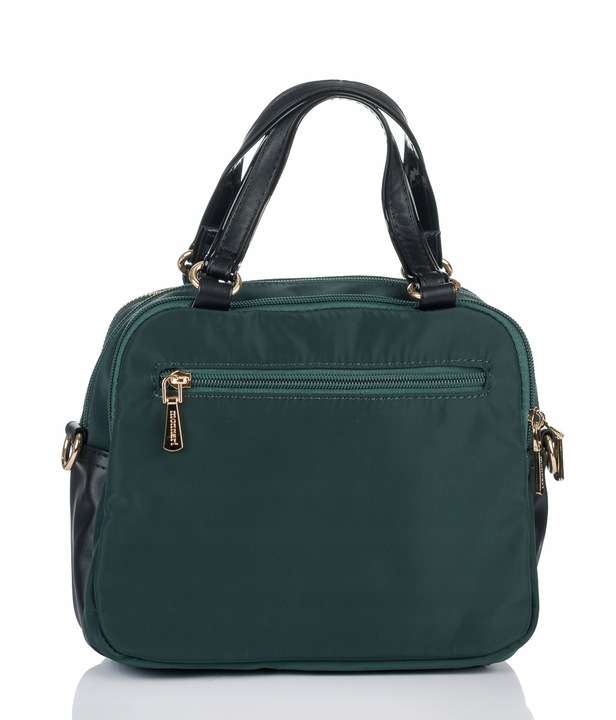 TOREBKA LISTONOSZKA MONNARI PIKOWANA SPORTOWA POJEMNA 3 KOMOROWA Zielona