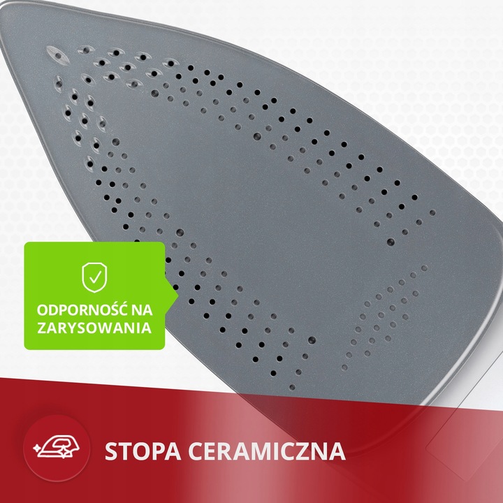 Żelazko parowe stopa ceramiczna duża moc MPM MZE-21/NS