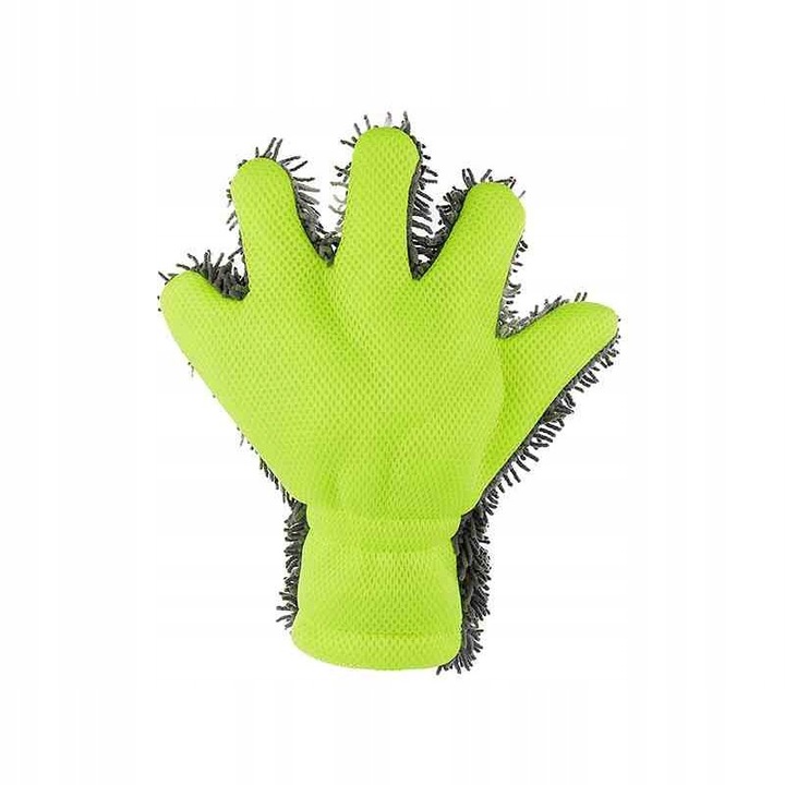 2x RĘKAWICE Z PALCAMI Z MIKROFIBRY SZENIL + SIATKA DO MYCIA USUWANIA BRUDU