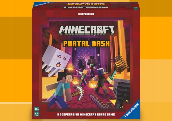 Gra planszowa RAVENSBURGER Minecraft Portal Dash