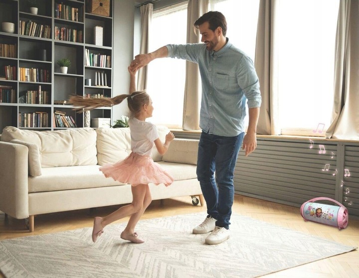 Głośnik mobilny LEXIBOOK Koci Domek Gabi BTP585GDHZ Różowy