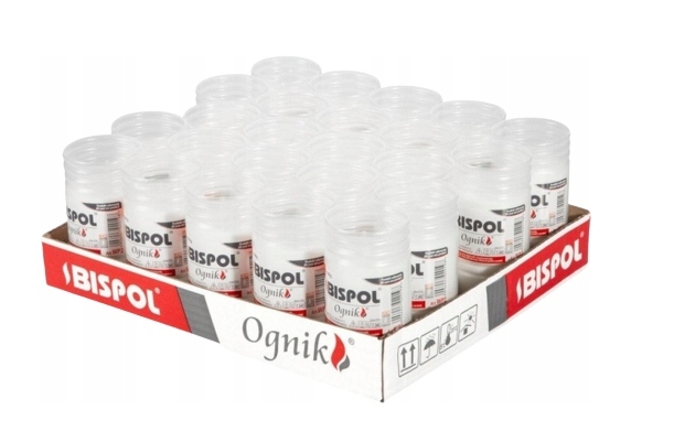 Bispol Wkład Do Zniczy Parafinowy Ognik WP2 Zestaw Długopalny