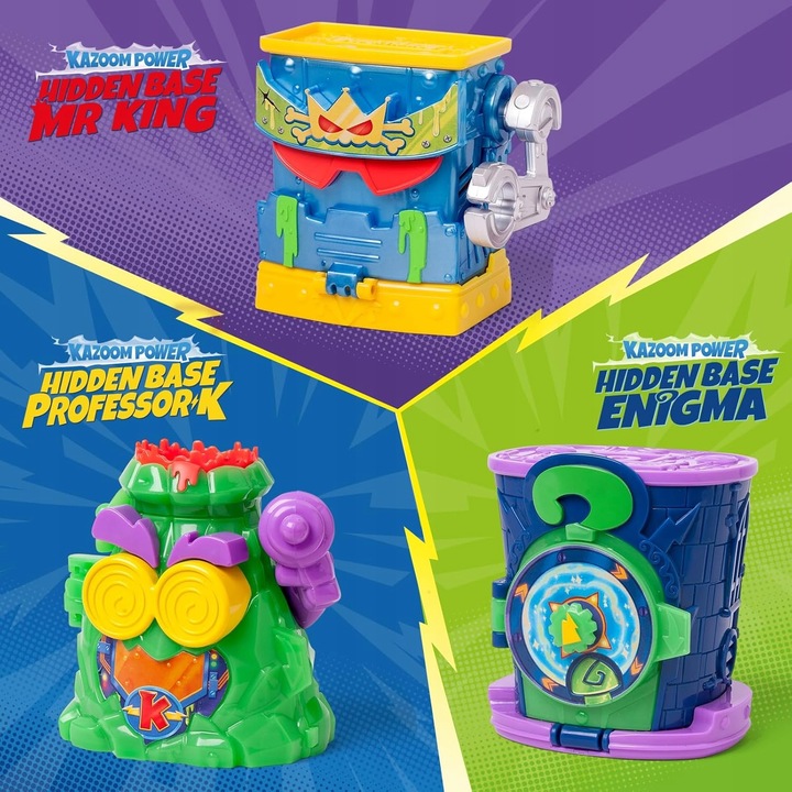 SuperThings Hidden Base Enigma kryjówka Kazoom Power Super Zings Things