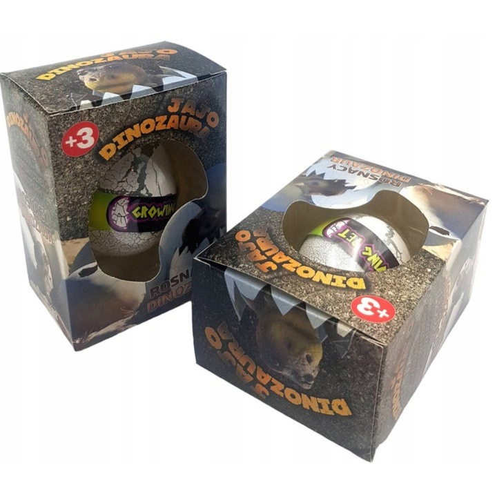 5x JAJO jajko dinozaura wykluwający rosnący DINOZAUR DUŻE NA PREZENT