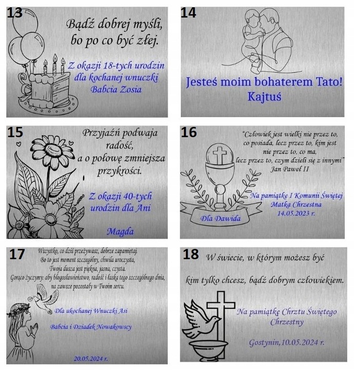 Łańcuszek złoty próba 585 - splot pancerka gładka 45 cm PREZENT