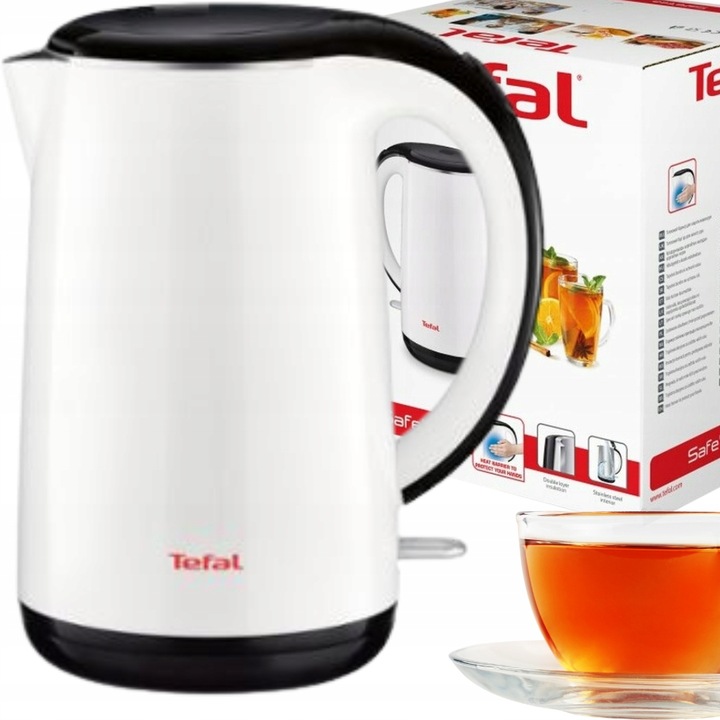 Czajnik elektryczny Tefal 1,7L 2150W biały, czarny