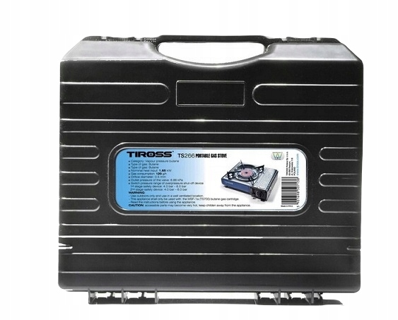 Kuchenka turystyczna gazowa Tiross TS-266 + 4 gazy