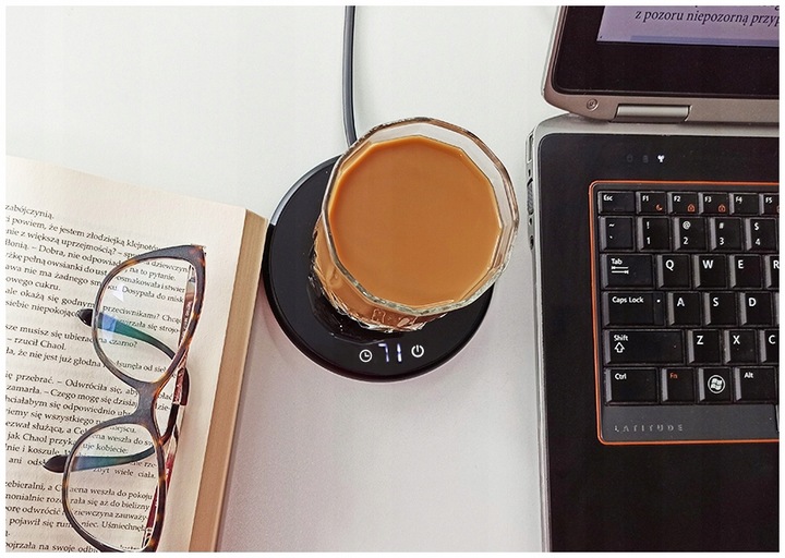 Podgrzewacz do Kubka Kawy Herbaty pod Kubek do biura na PREZENT