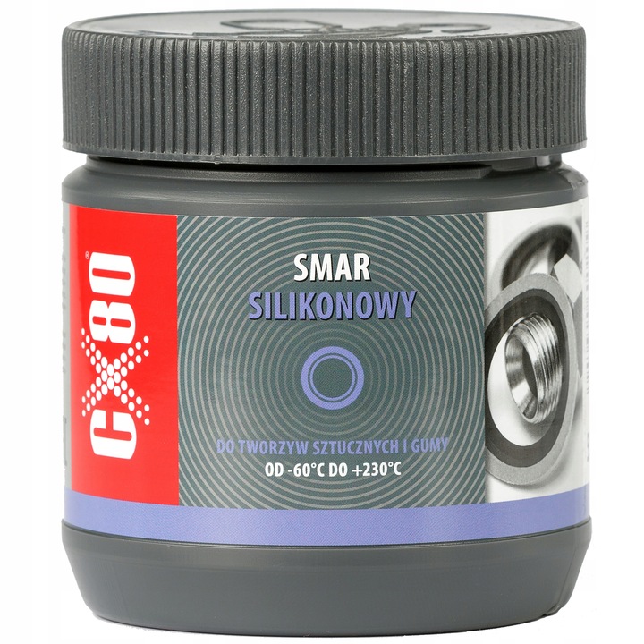 Smar silikonowy do tworzyw sztucznych i gumy CX-80 500 g