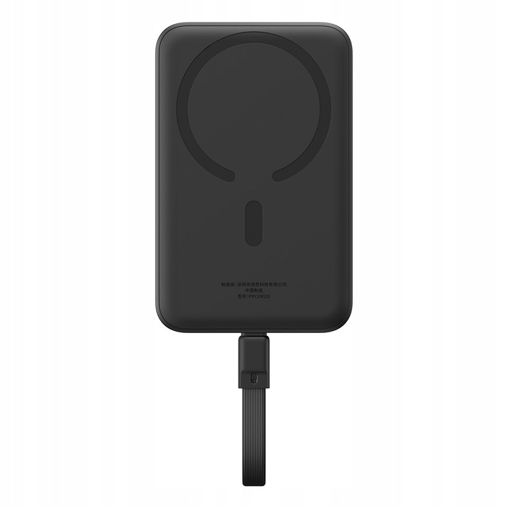 BASEUS POWER BANK MAGNETYCZNY 10000mAh 30W POWERBANK Z KABLEM USB-C