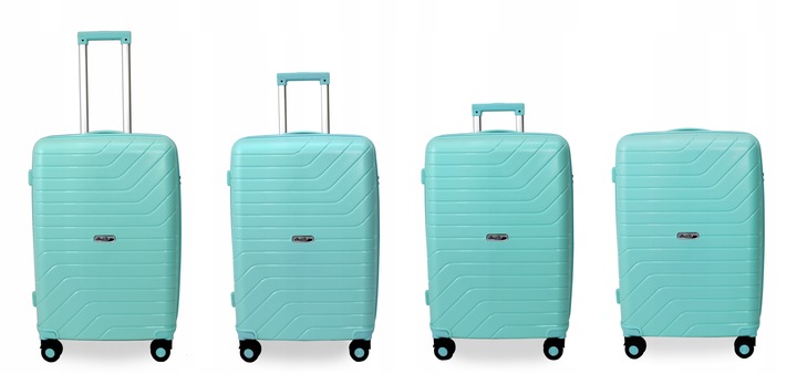 LEKKA WALIZKA PODRÓŻNA PP WYTRZYMAŁA XL MOCNA ŚREDNIA WALIZKA ALUMINIUM