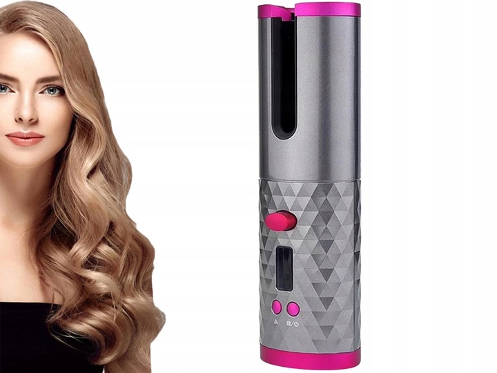 AUTOMATYCZNA LOKÓWKA DO WŁOSÓW OBROTOWA LCD