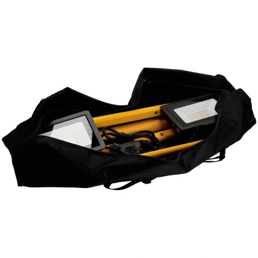 Halogen LED 2x 50W + Statyw Budowlany + Pokrowiec